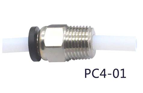 PTFE-Schlauch Steckverbindung 1.8 (9.7) Anschluss für 4 mm PFTE Schlauch